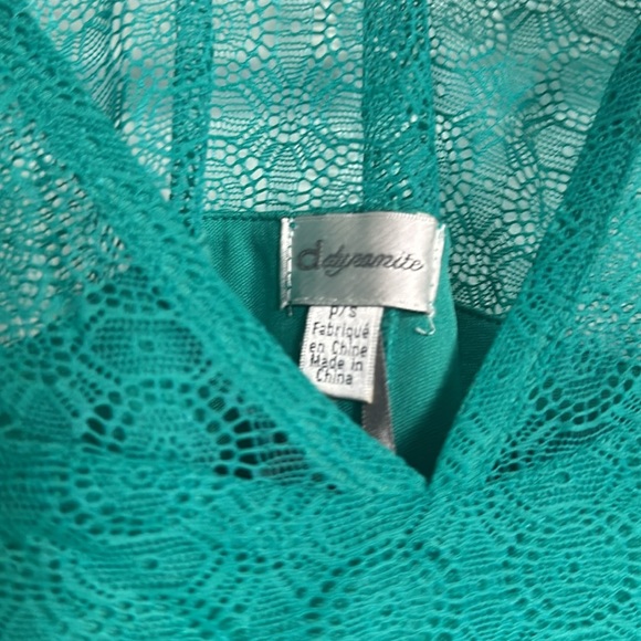 Dynamite Teal lace Dress - 5 for $25 for items marked with ⭐️ - Picture 2 of 3